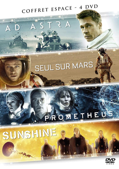 Ad Astra + Seul sur Mars + Prometheus + Sunshine-Coffret 4 Films
