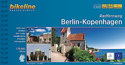 Radfernweg Berlin - Kopenhagen: 1:75.000, 690 km, wetterfest/reißfest, GPS-Tracks Download, LiveUpdate (Bikeline Radtourenbücher