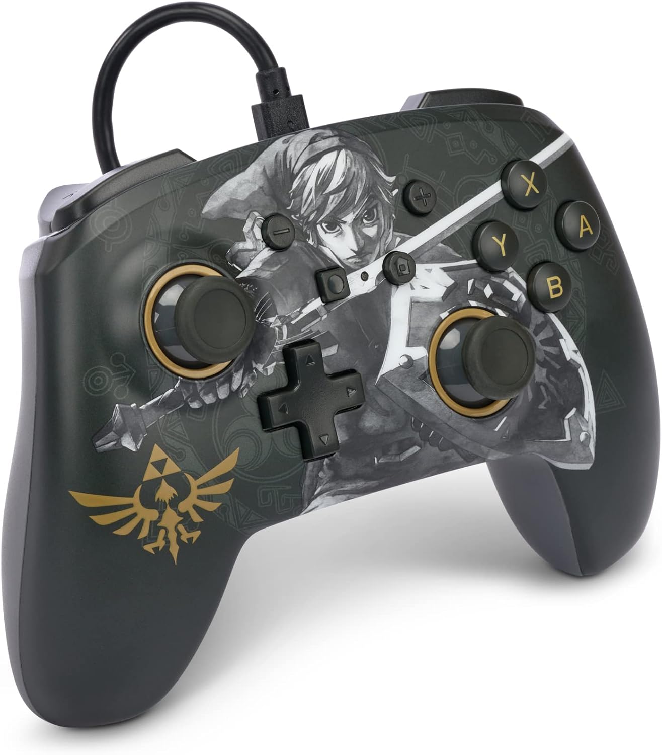 PowerA Enhanced Wired Controller for Nintendo Switch - Battle-Ready Link Battle Ready Link