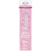 Unique-Happy 40th Birthday Foil Banner-9' | Pink And Silver | 1 Pc. Cartel de Cumpleaños Número 40-2,74 m-Tema Glitz Rosa y Plata-1 Unidad (Paquete de 1), color, age 40 (83494