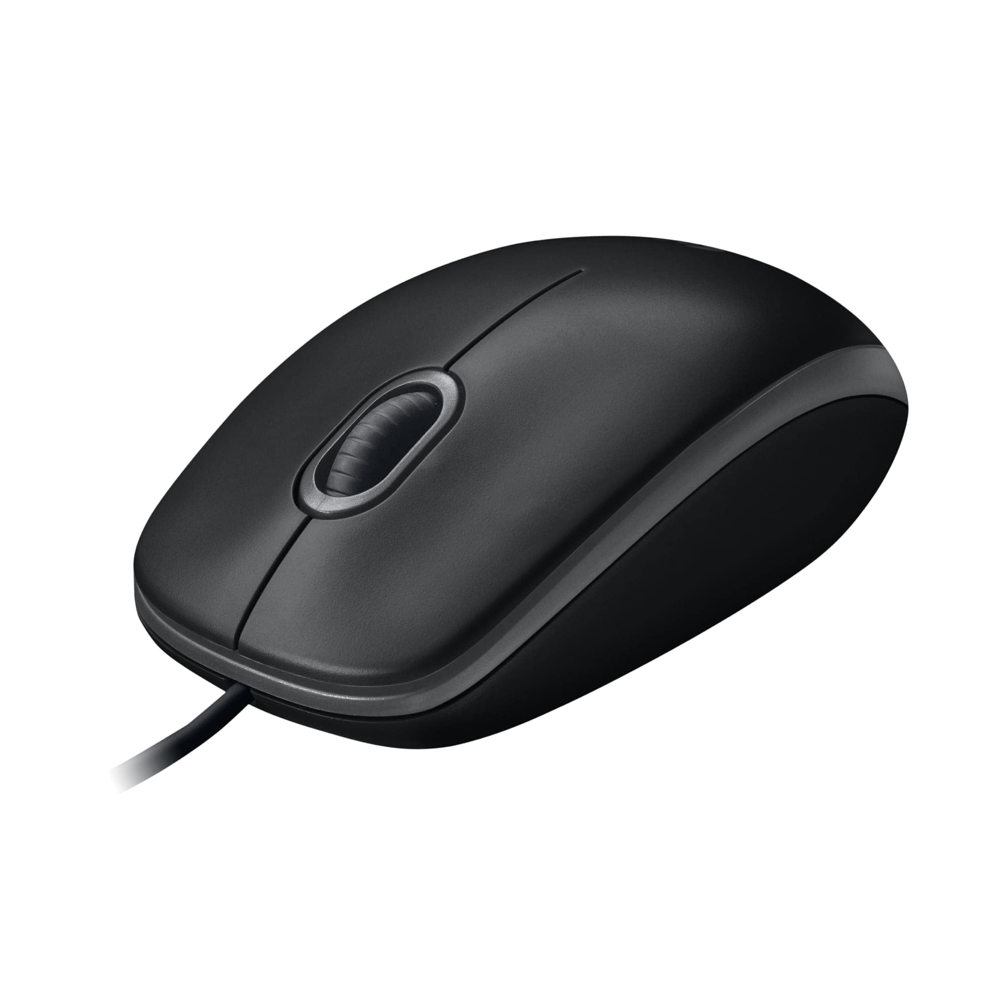 Logitech M100 Wired USB Mouse 3 Buttons 1000 DPI Optical Tracking, For left and right handed users, Compatible with PC, Mac, Laptop