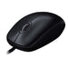 Logitech M100 Wired USB Mouse 3 Buttons 1000 DPI Optical Tracking, For left and right handed users, Compatible with PC, Mac, Laptop