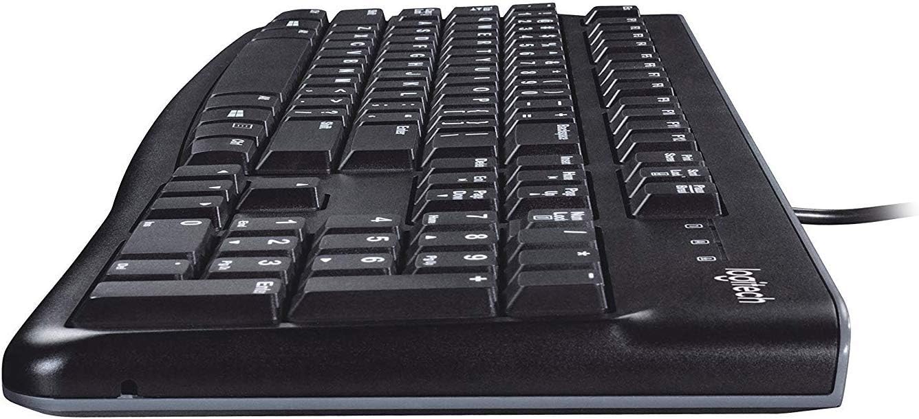 Logitech M110 Wired USB Mouse, Silent Buttons, Comfortable Full-Size Use Design, Ambidextrous PC/Mac/Laptop