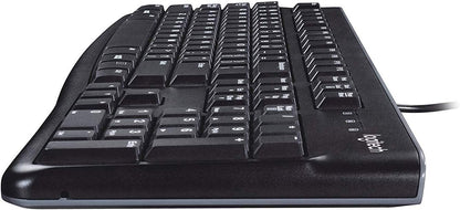 Logitech M110 Wired USB Mouse, Silent Buttons, Comfortable Full-Size Use Design, Ambidextrous PC/Mac/Laptop