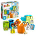 LEGO DUPLO Town Recycling Truck Bin Lorry Toy, Learning and Colour Sorting Toys for 2+ Year old Toddlers and Kids, Develop Fine Motor Skills Set 10987 Single