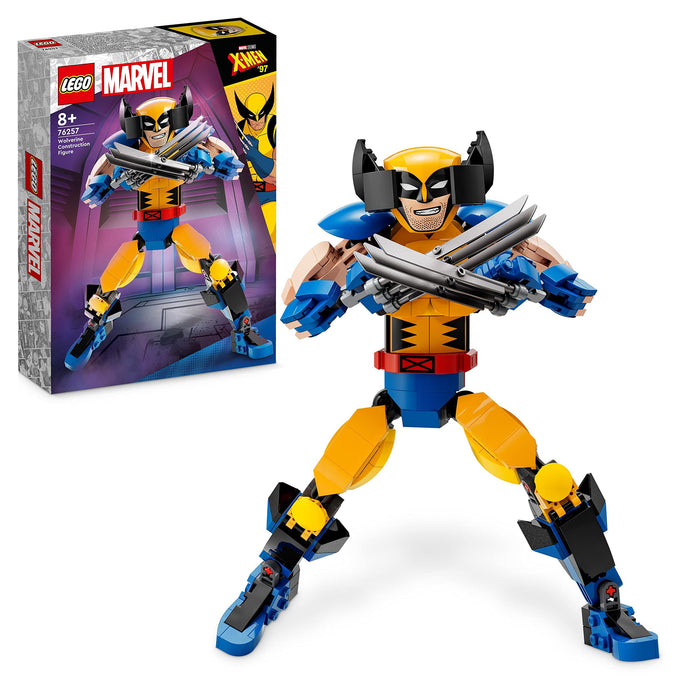 LEGO 76257 Marvel Wolverine Baufigur, Superhelden Action Figur mit Krallen aus X-Men, Spielzeug und Sammlerstück für Kinder, Jungen und Mädchen ab 8 Jahren