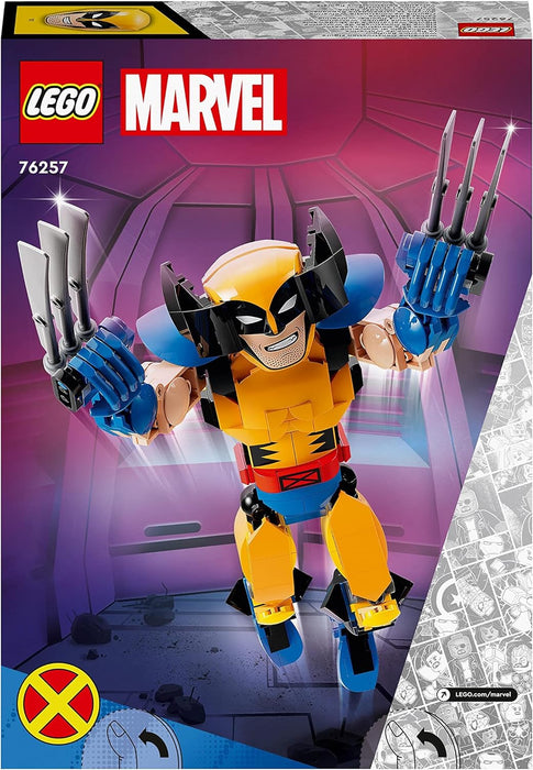 LEGO 76257 Marvel Wolverine Baufigur, Superhelden Action Figur mit Krallen aus X-Men, Spielzeug und Sammlerstück für Kinder, Jungen und Mädchen ab 8 Jahren
