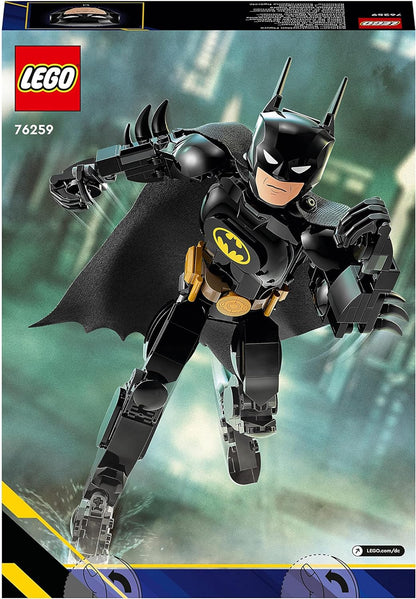 LEGO DC Batman Construction Figure, Super Hero Buildable Toy with Cape, Based on the 1989 Batman & 76226 Marvel Spider-Man Figure, Fully Articulated Action Toy, Super Hero Movie Set