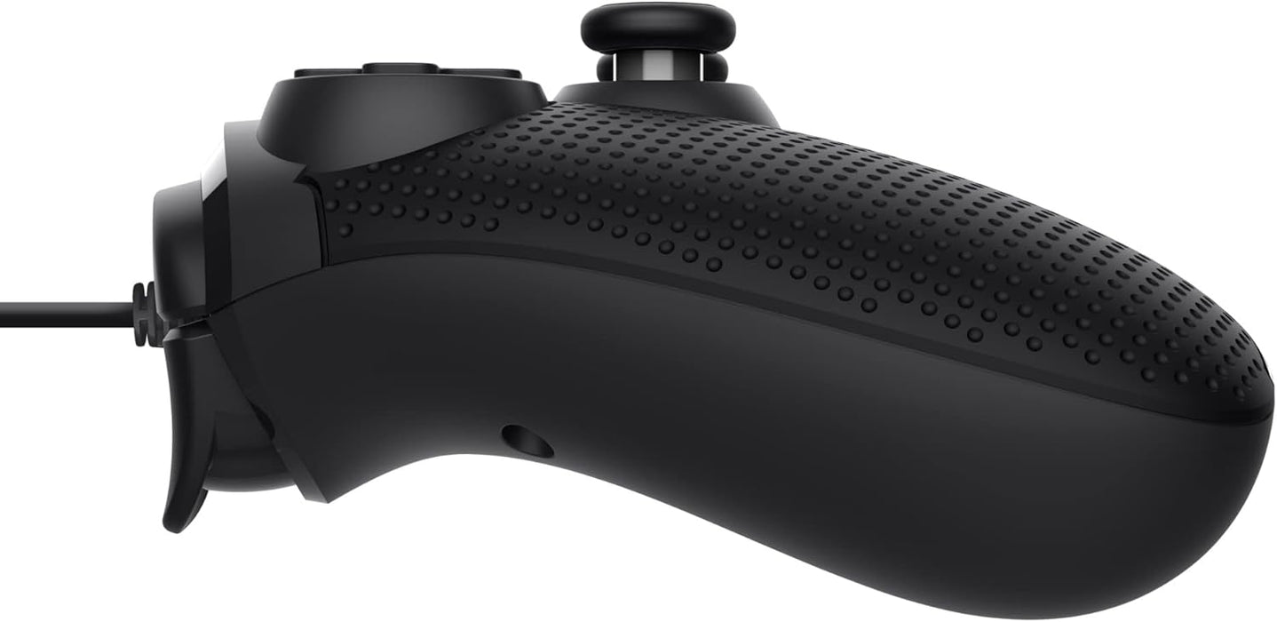 Trust Gaming GXT 541 Muta Wired PC Controller, 75% Recycled Materials, 3m Cable, 15 Buttons, Vibration Feedback, Joystick USB Gamepad with Extra D-pad Covers for Computer, Laptop, Windows 10/11