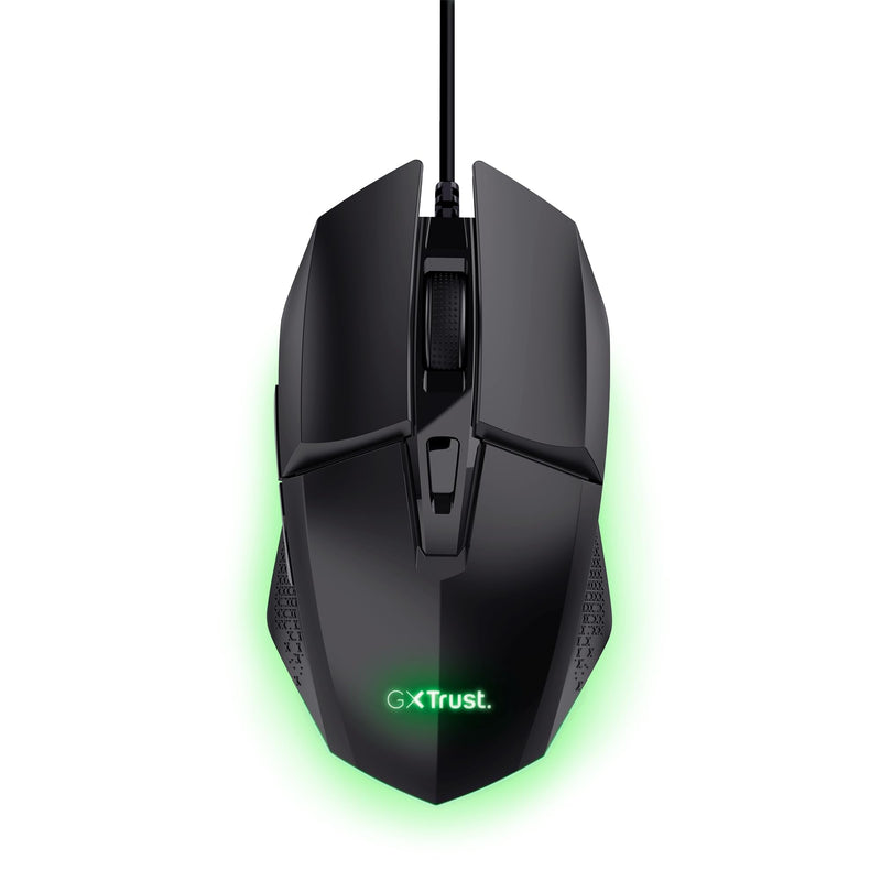 Trust Gaming GXT 109 Felox Gaming Mouse with 6 Programmable Buttons, Advanced Software, Multicolour LED Lighting, 200-6400 DPI, 1.5m USB Cable, RGB Computer Mouse for PC, Laptop, Windows