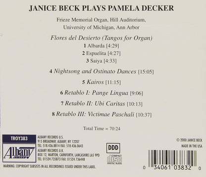 Organ Music of Pamela Decker