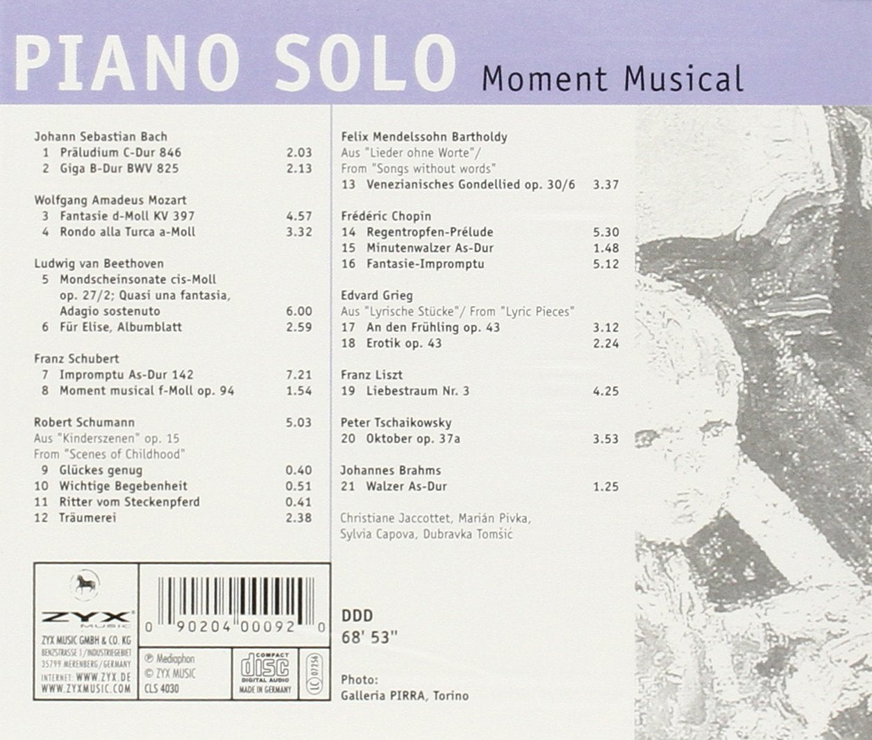 Piano Solo - Klavierstucke