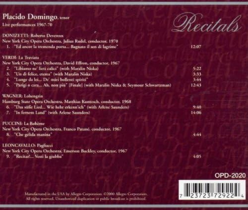Evening with Placido Domingo, Vol.1