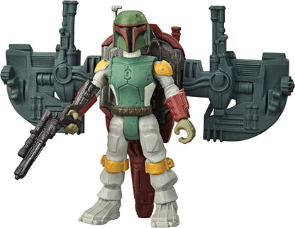 Star Wars Mission Fleet Gear Class Boba Fett Capture in the Clouds 2.5-Inch-Scale Figure and Vehicle, Toys for Kids Ages 4 and Up