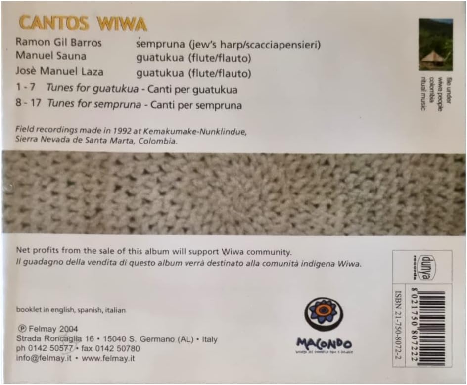 Cantos Wiwa (Columbia)