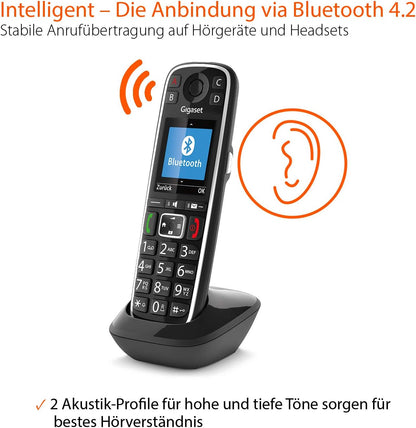 Gigaset E720HX Zusatz-Mobilteil schwarz