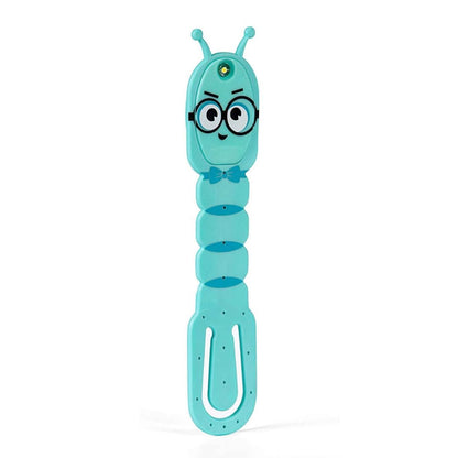 Mondikaarten - Flexilight Leeslamp Bookworm Aqua