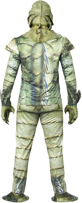 Smiffys Universal Monsters Creature From The Black Lagoon Costume, Top, Trousers, Latex Mask & Gloves, Officially Licensed Classic Universal Monsters Fancy Dress, Adult Dress Up Costumes
