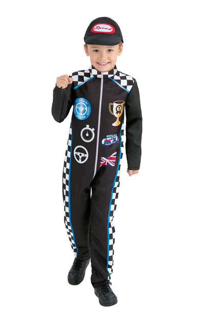 Smiffys 99773 Racing Driver Costume, Unisex Children