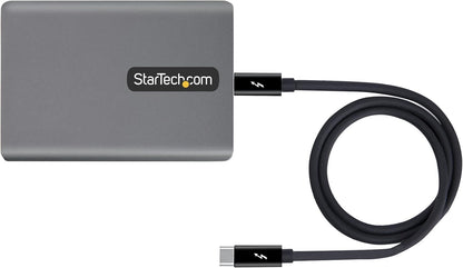 StarTech.com Thunderbolt 3 to Ethernet Adapter, 10GbE, Multi-Gigabit, Thunderbolt 3 to RJ45 Network Adapter, 10GBASE-T/5-2.5GBASE-T NIC, 10G Network Adapter w/ TB3-Certified Cable, Win/Mac (TB310G2
