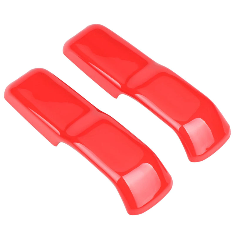 Dunlea Bonnet Hinge Cover Decoration Frame Cover Exterior Accessories for Wrangler JL JT 2018-2021 Red