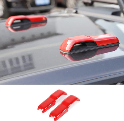Dunlea Bonnet Hinge Cover Decoration Frame Cover Exterior Accessories for Wrangler JL JT 2018-2021 Red