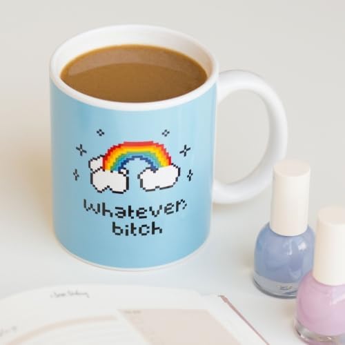 Original Whatever B Prank Mug, Novelty Mug, Funny Mug, Coffee Mug, Practical Joke Mug, Rude Mug, Office Cup, Colleagues Mugs, Gifts for Men or Women - ThumbsUp!