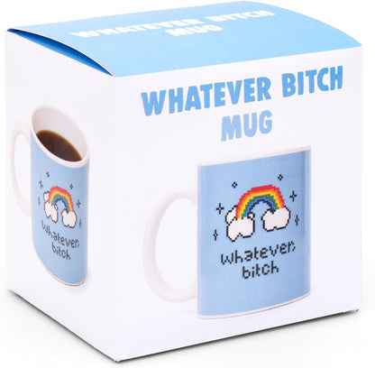 Original Whatever B Prank Mug, Novelty Mug, Funny Mug, Coffee Mug, Practical Joke Mug, Rude Mug, Office Cup, Colleagues Mugs, Gifts for Men or Women - ThumbsUp!