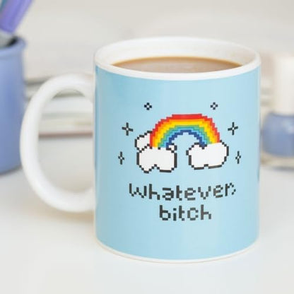 Original Whatever B Prank Mug, Novelty Mug, Funny Mug, Coffee Mug, Practical Joke Mug, Rude Mug, Office Cup, Colleagues Mugs, Gifts for Men or Women - ThumbsUp!