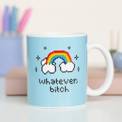 Original Whatever B Prank Mug, Novelty Mug, Funny Mug, Coffee Mug, Practical Joke Mug, Rude Mug, Office Cup, Colleagues Mugs, Gifts for Men or Women - ThumbsUp!