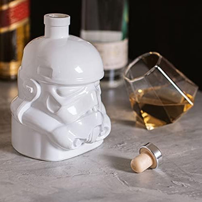 Original Stormtrooper Decanter, White, for Whisky, Bourbon & Scotch - Thumbs Up