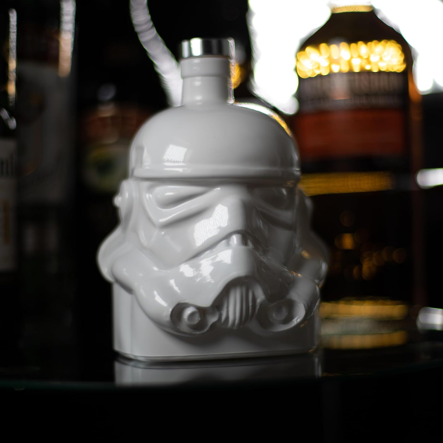 Original Stormtrooper Decanter, White, for Whisky, Bourbon & Scotch - Thumbs Up