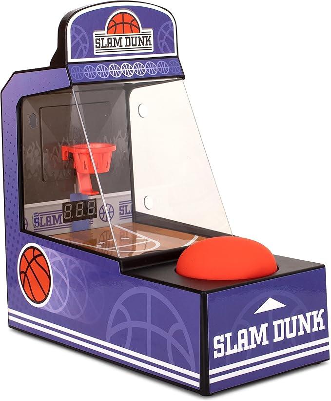 THUMBS UP- Orb-Retro Basketball Arcade Machine Merchadising, Color Blue, Talla única (OR-RETBBALL