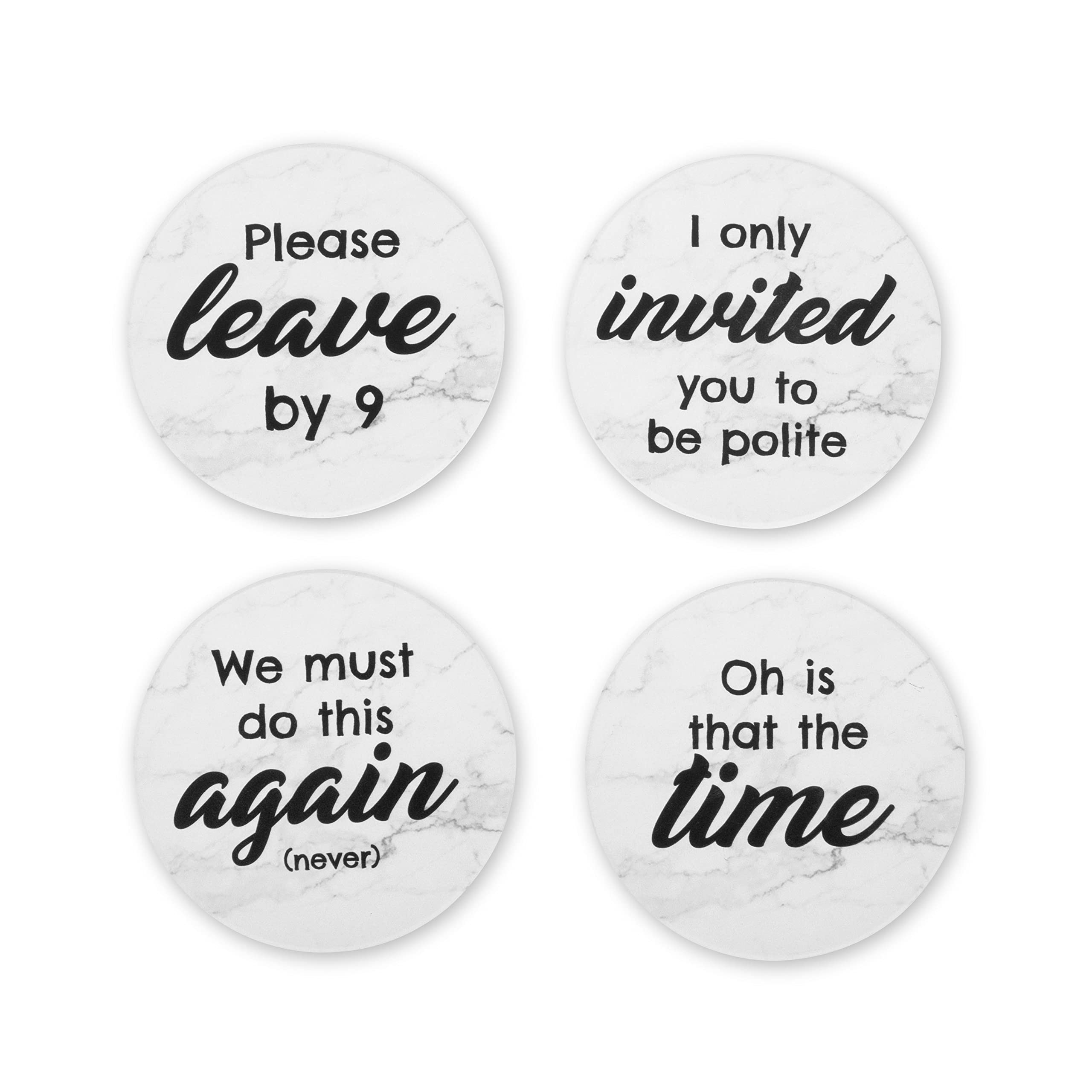 Rude Coaster - Set of 4