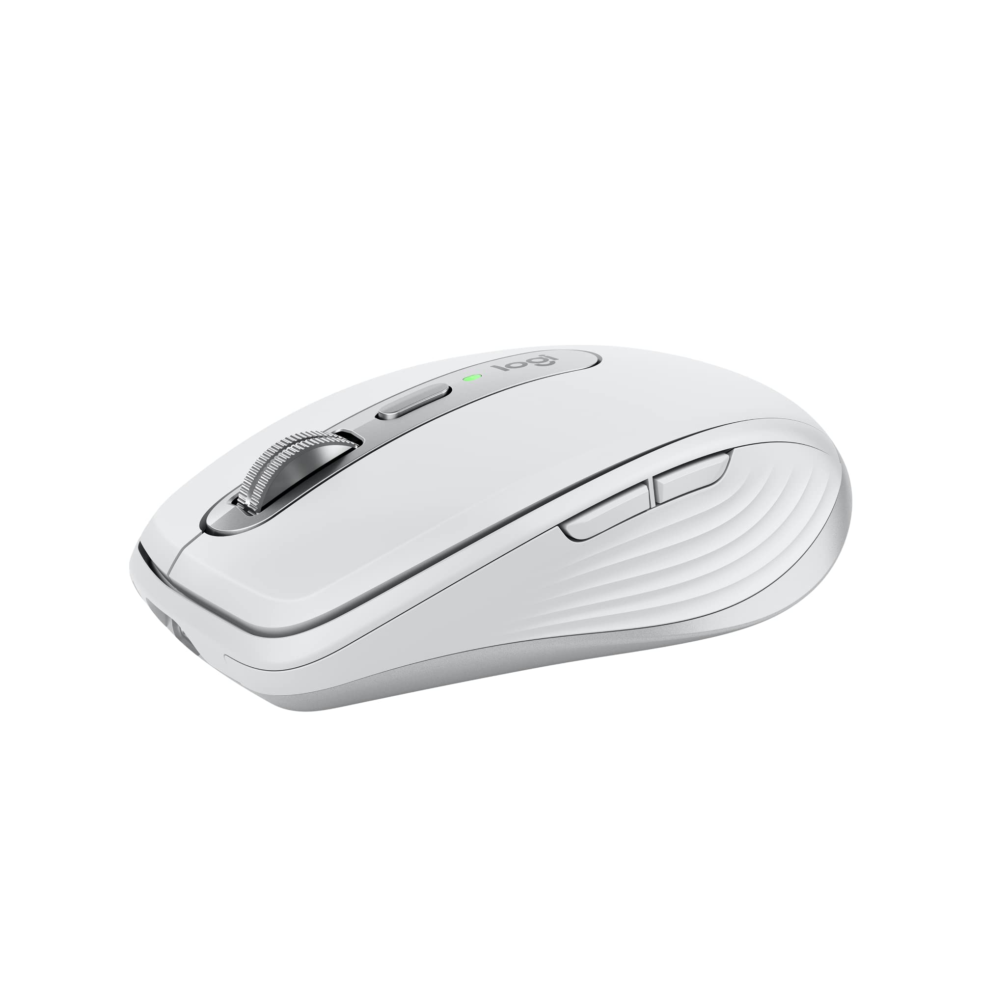 Logitech MX Anywhere 3S Compact Wireless Mouse, Fast Scrolling, 8K DPI Any-Surface Tracking, Quiet Clicks, Programmable Buttons, USB C, Bluetooth, Windows PC, Linux, Chrome, Mac