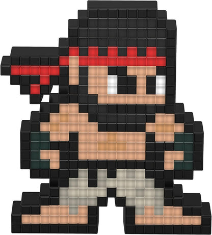 PDP Pixel Pals-Capcom Street Fighter Hot RYU, Brown/Grey, 8.8 x 11.2 x 15.9 cm
