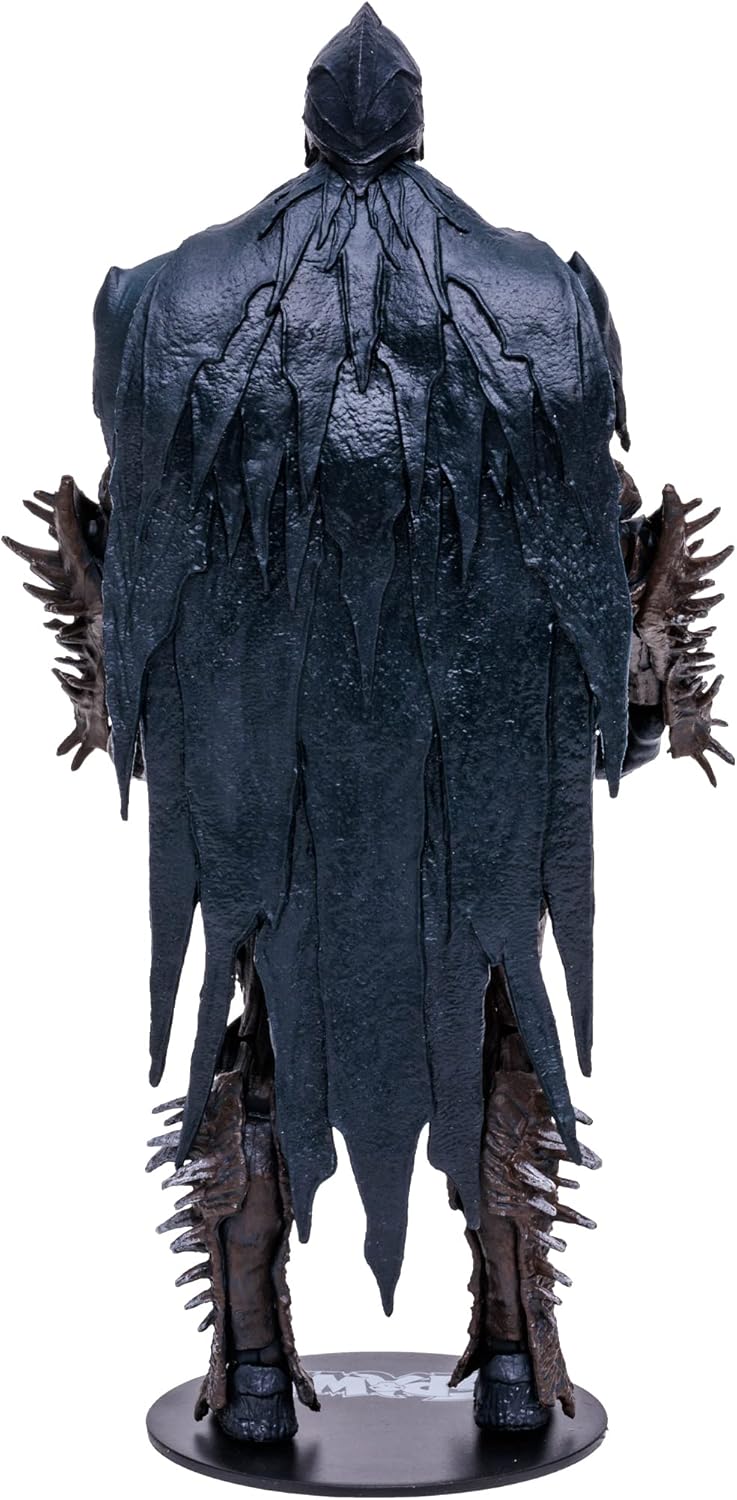 McFarlane Toys, Spawn Comic Raven Spawn (Small Hook) Action Figure set with 22 Moving Parts, Collectible DC Figure with Accessories and Collectors Stand Base – Ages 12+