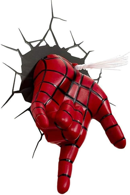 Marvel Spiderman Hand 3D Wall Light, Plastic