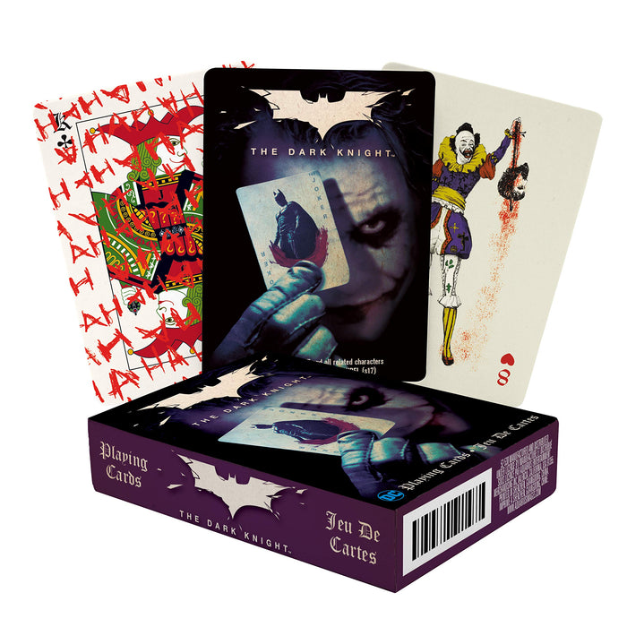 AQUARIUS The Dark Knight Joker Set di 52 CARTE DA GIOCO + Jokers (NM