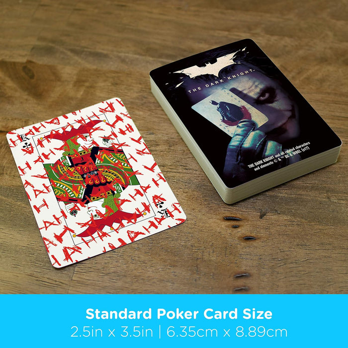 AQUARIUS The Dark Knight Joker Set di 52 CARTE DA GIOCO + Jokers (NM