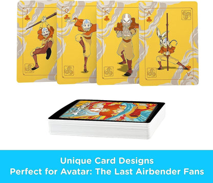 AQUARIUS Avatar Playing Cards - Avatar: The Last Airbender Shaped Deck of Cards for Your Favorite Card Games - Officially Licensed The Office Merchandise & Collectibles