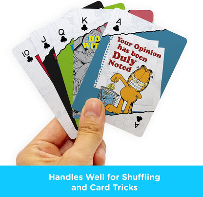 AQUARIUS NEW! Garfield set of 52 standard playing cards + jokers