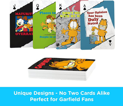 AQUARIUS NEW! Garfield set of 52 standard playing cards + jokers