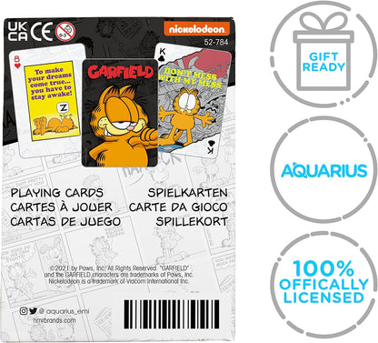 AQUARIUS NEW! Garfield set of 52 standard playing cards + jokers