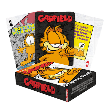 AQUARIUS NEW! Garfield set of 52 standard playing cards + jokers
