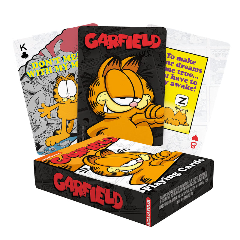 AQUARIUS NEW! Garfield set of 52 standard playing cards + jokers