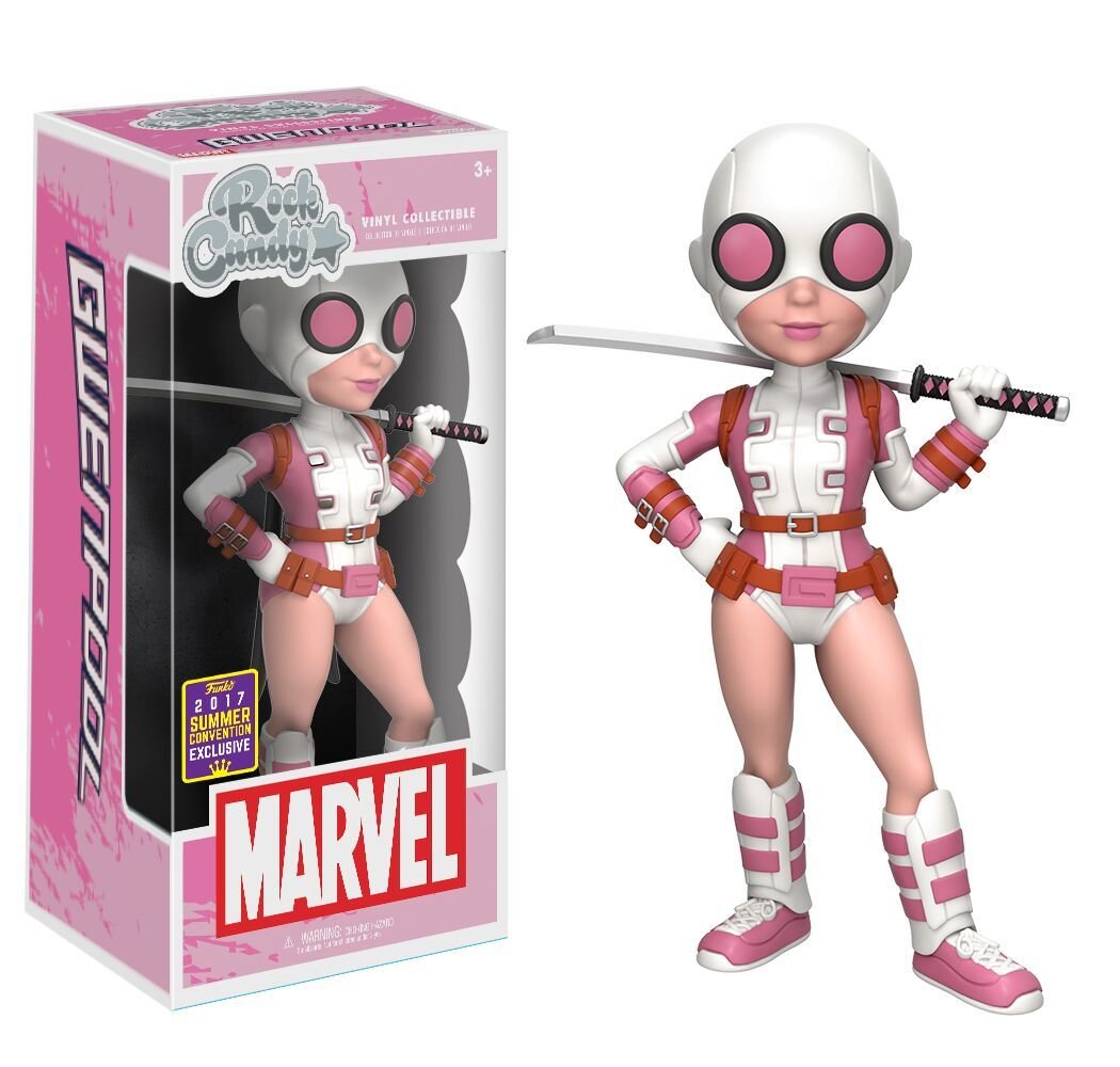 Funko - Figurine Marvel - Gwenpool Exclu Rock Candy 15cm - 0889698136006