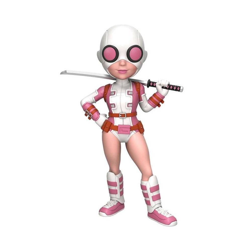 Funko - Figurine Marvel - Gwenpool Exclu Rock Candy 15cm - 0889698136006