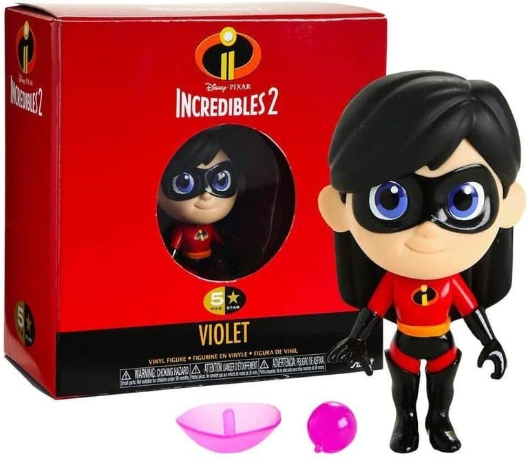 Funko 5 Star: Incredibles 2-Violet Collectible Figure - Disney Pixar The Incredibles 2 - Vinyl-Sammelfigur - Geschenkidee - Offizielle Handelswaren - Spielzeug Für Kinder Und Erwachsene - Movies Fans