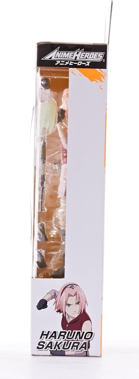 Anime Heroes Naruto Action Figure Haruno Sakura | 17cm Naruto Figure Haruno Sakura Figure With Extra Hands And Accessories | Naruto Shippuden Anime Figure | Bandai Action Figures For Boys And Girls